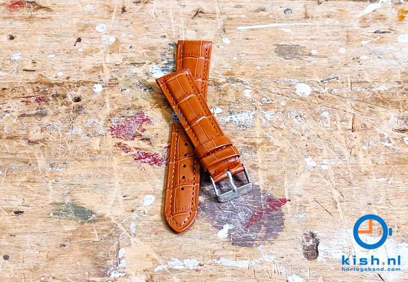 Horlogeband voor Seiko - 20mm - lichtbruin