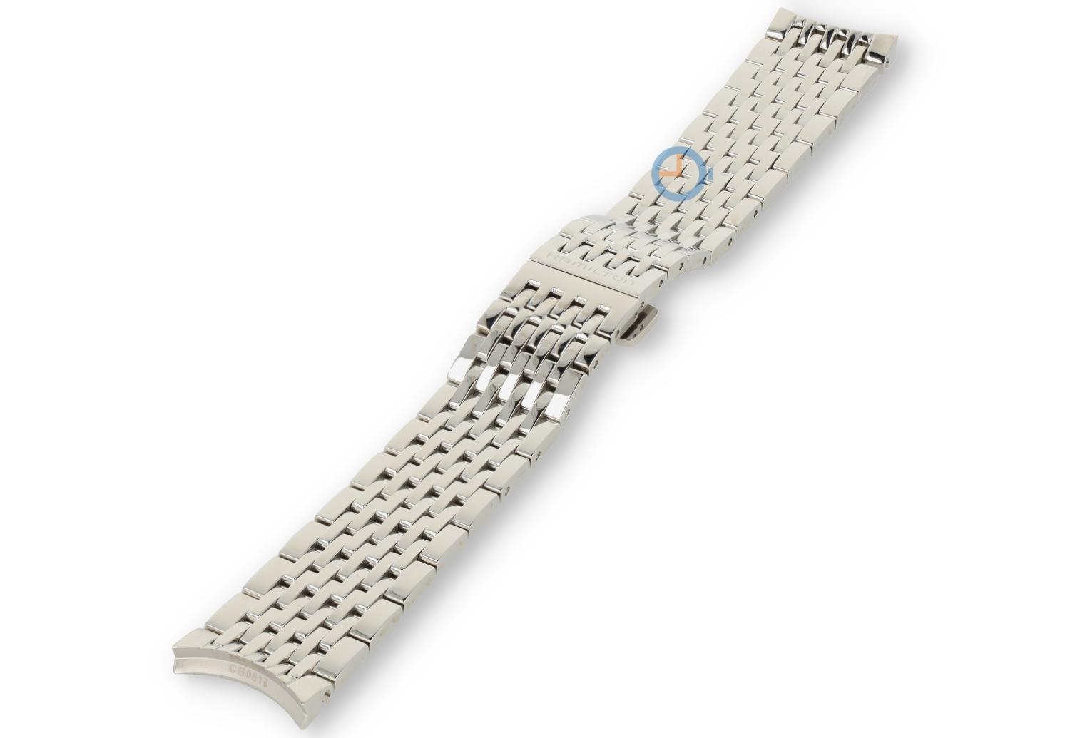 Hamilton horlogeband H38455131 - zilver staal