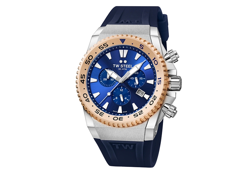 Horlogeband TW Steel ACE402 - Blauw
