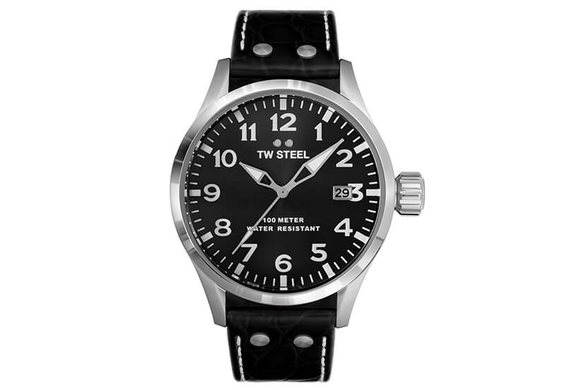 Horlogeband TW Steel VS100 - Zwart