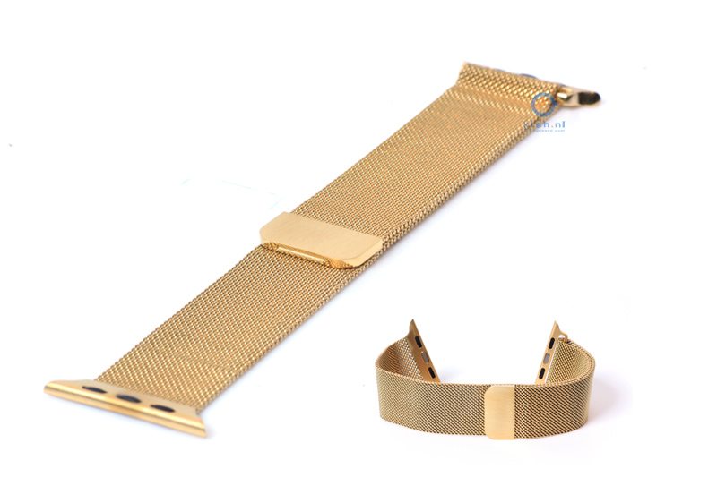 Apple watch horlogeband milanees goud (38mm/40mm)