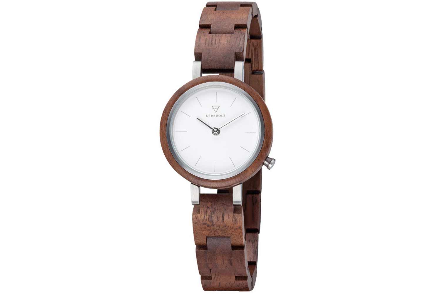 Kerbholz horlogeband Matilda Walnut