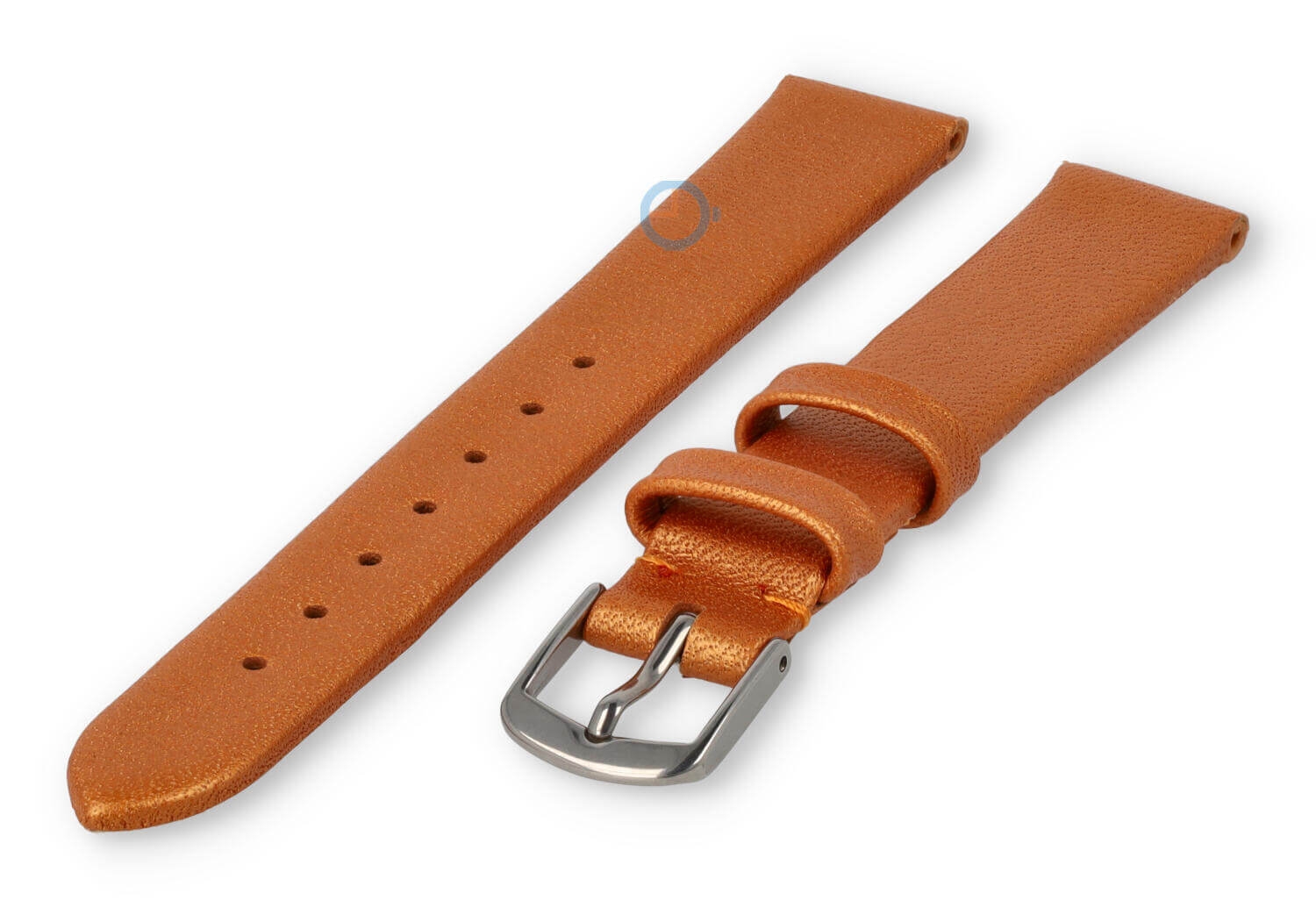 Naadloze horlogeband 14mm - koper met glans