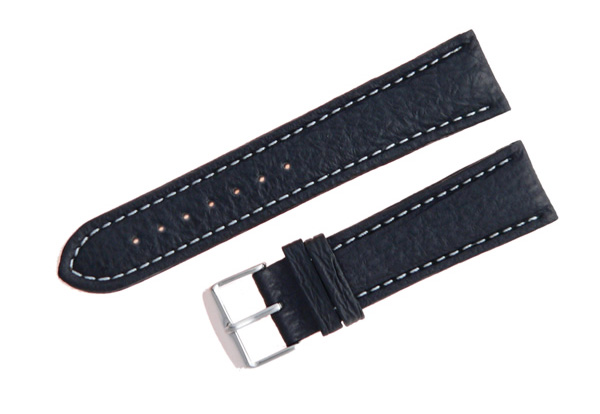 Horlogeband 20mm zwart