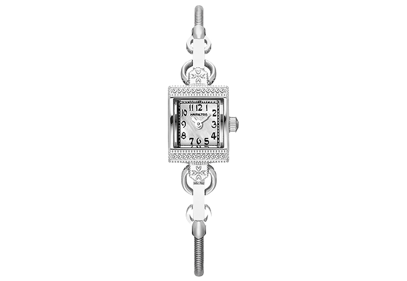 Hamilton horlogeband H31271113 - zilver staal