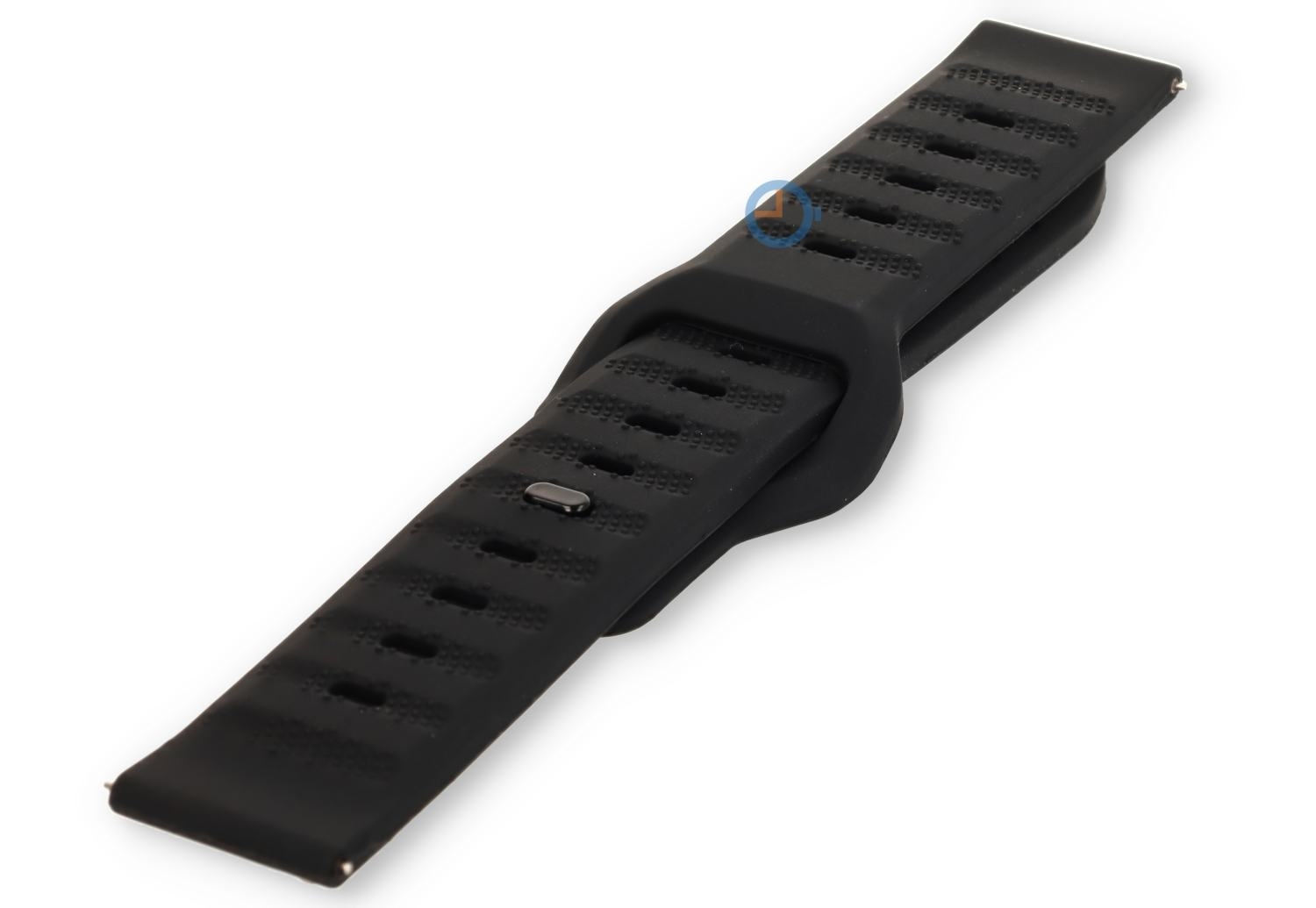 20mm siliconen bandje - tuck under - black