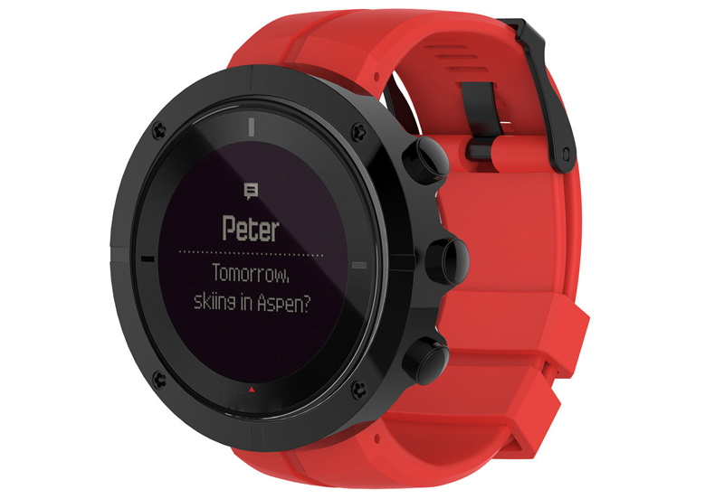Suunto Kailash horlogeband rood