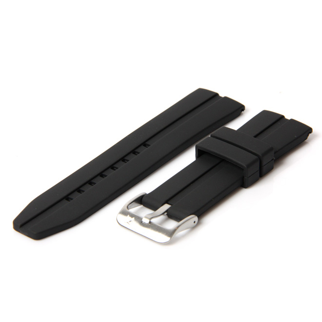 Horlogeband 24mm zwart