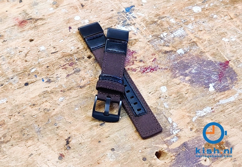 Garmin Fenix 5 nylon horlogeband bruin
