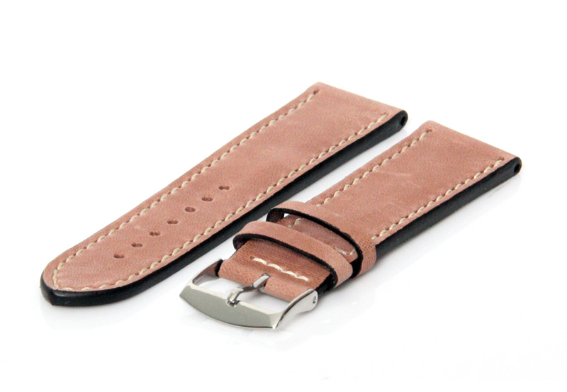 Horlogeband 24mm bruin