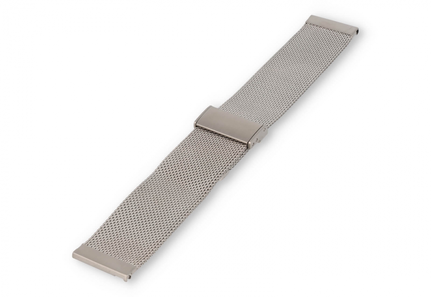 Horlogeband 22mm milanees zilver - Quick Switch (FIJN)