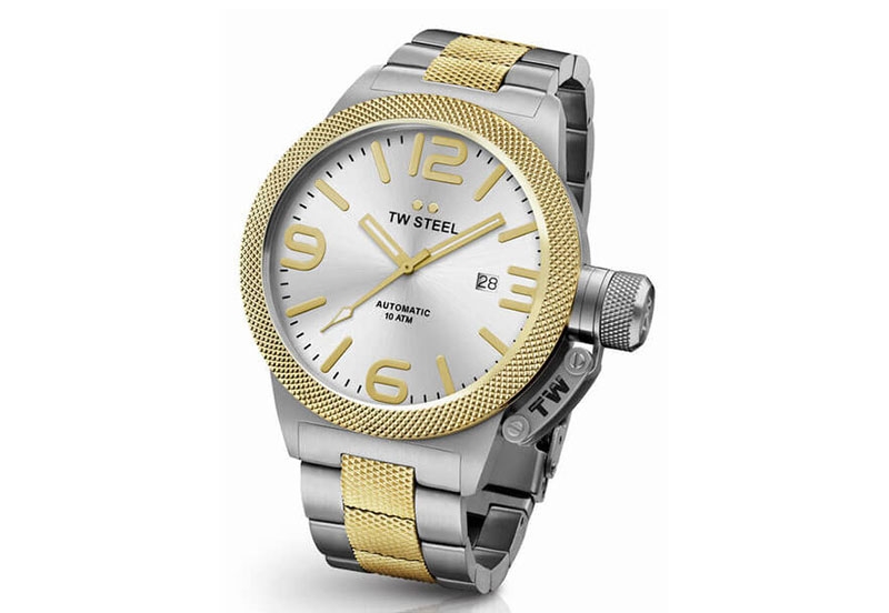 TW Steel Canteen CB36 horlogeband goud - 24mm