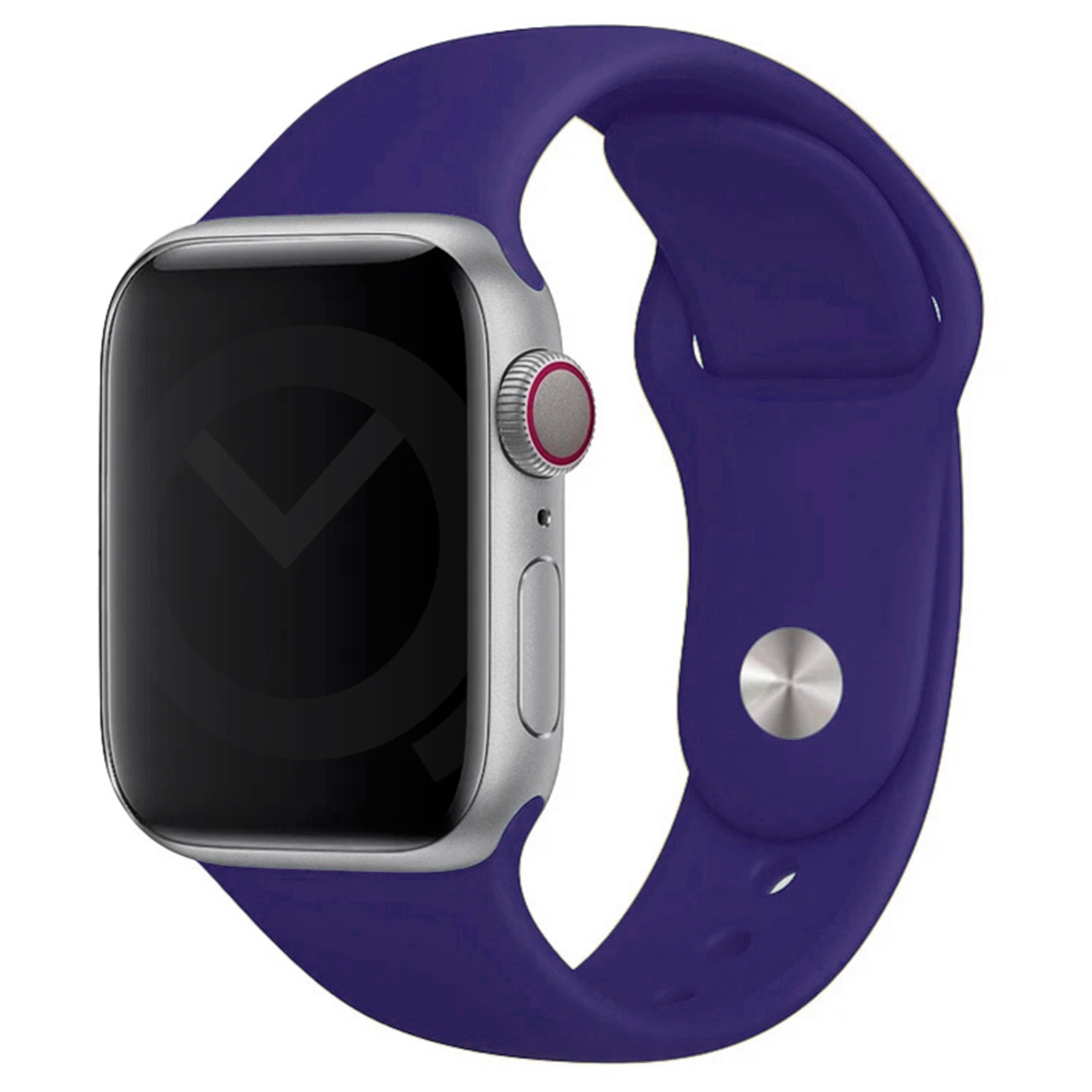 Siliconen horlogeband Apple Watch - Dark Violet - 44/45/46/49mm (M/L)