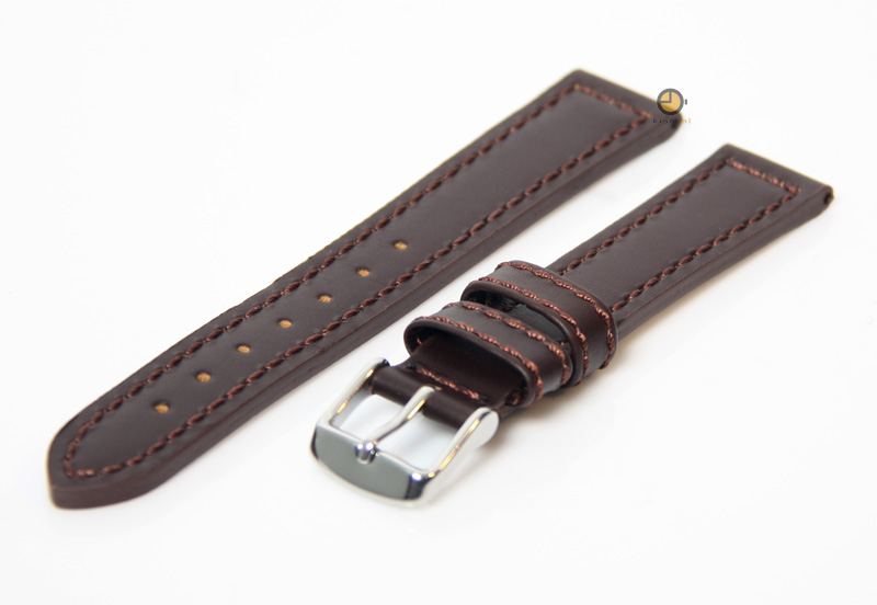 Horlogeband 18mm bruin