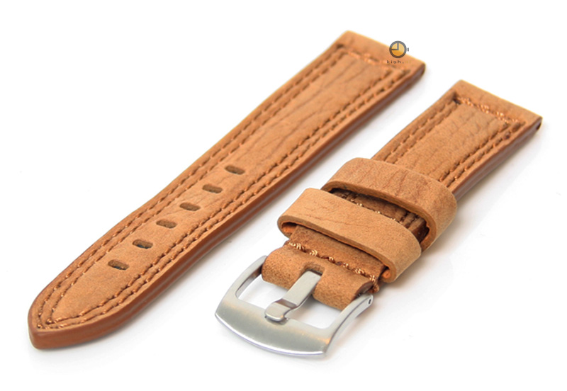 Horlogeband 20mm camel