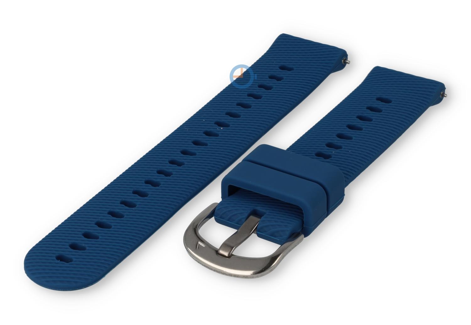 Bandje voor One2track Connect Go (18mm) - matblauw