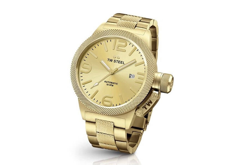 TW Steel Canteen bracelet CB105 horlogeband goud - 22mm