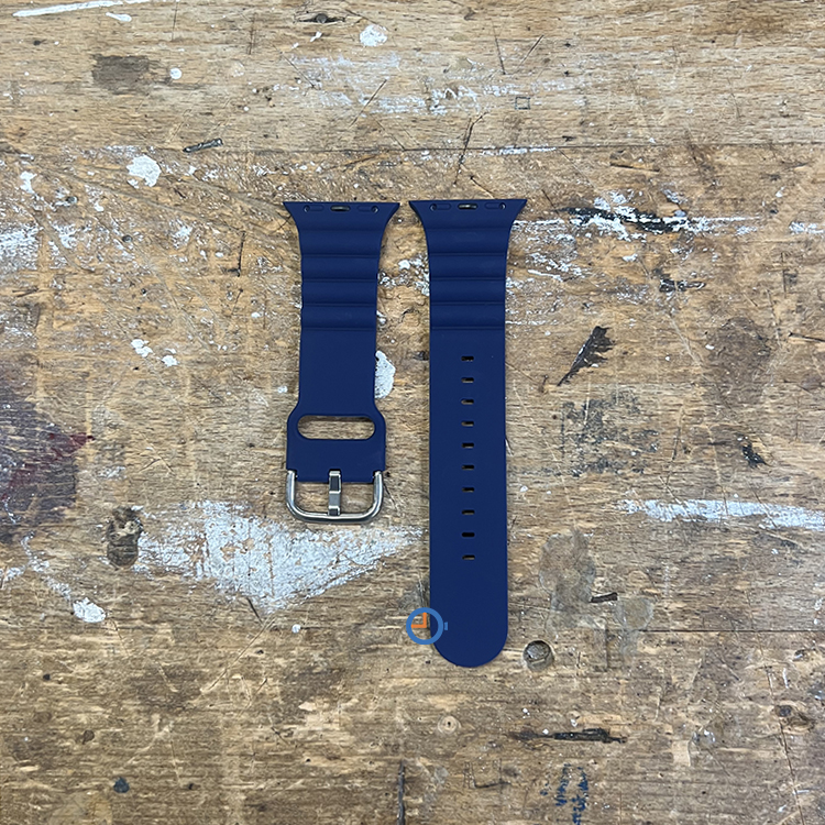 Siliconen horlogeband Apple Watch 41mm - navy