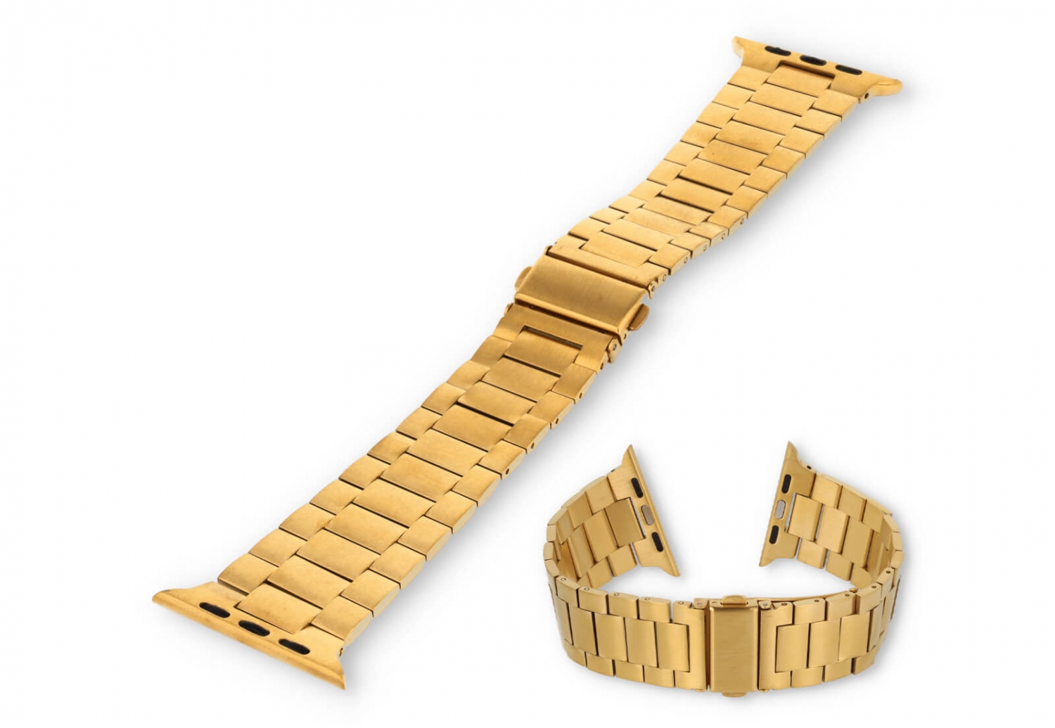 Apple watch bandje staal goud - 44/45/46/49mm