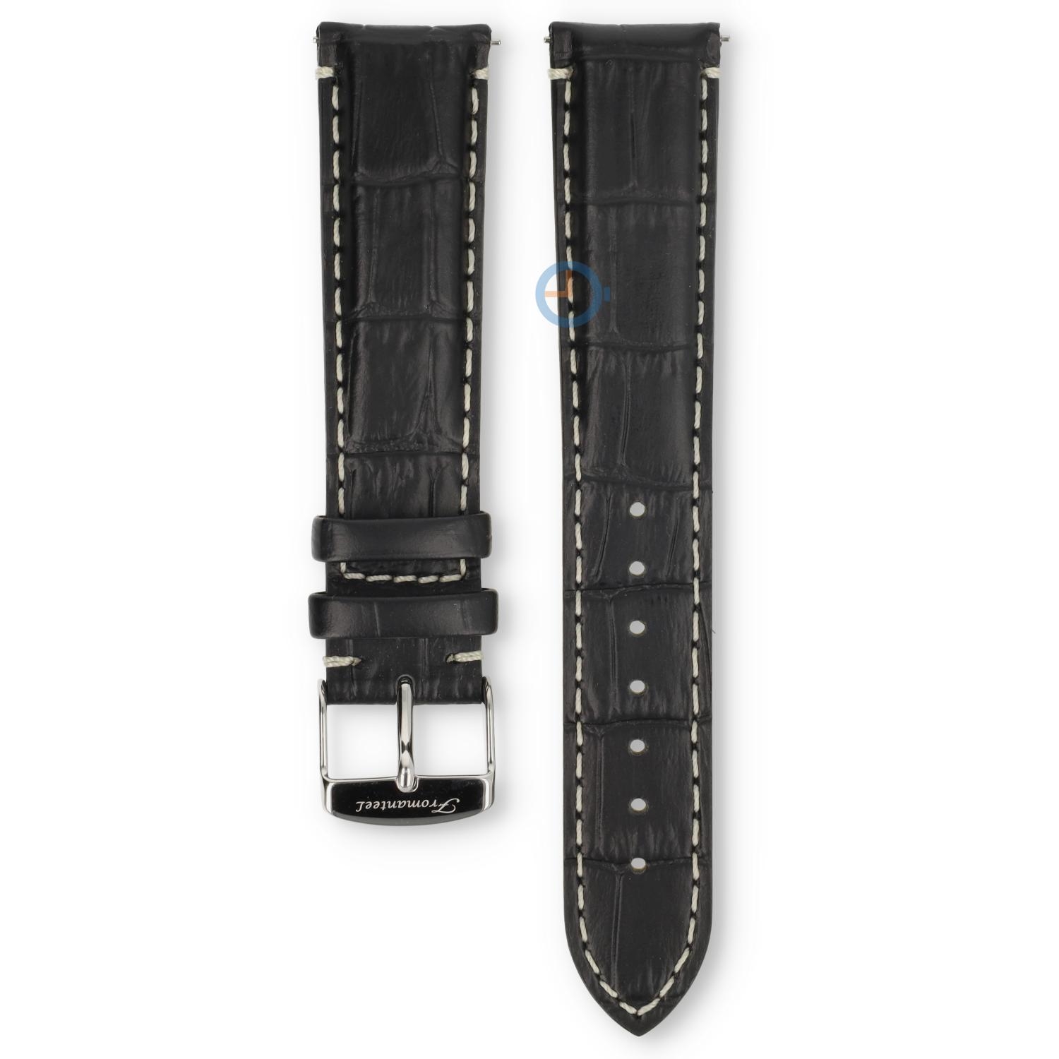 Fromanteel Croco Black White Strap