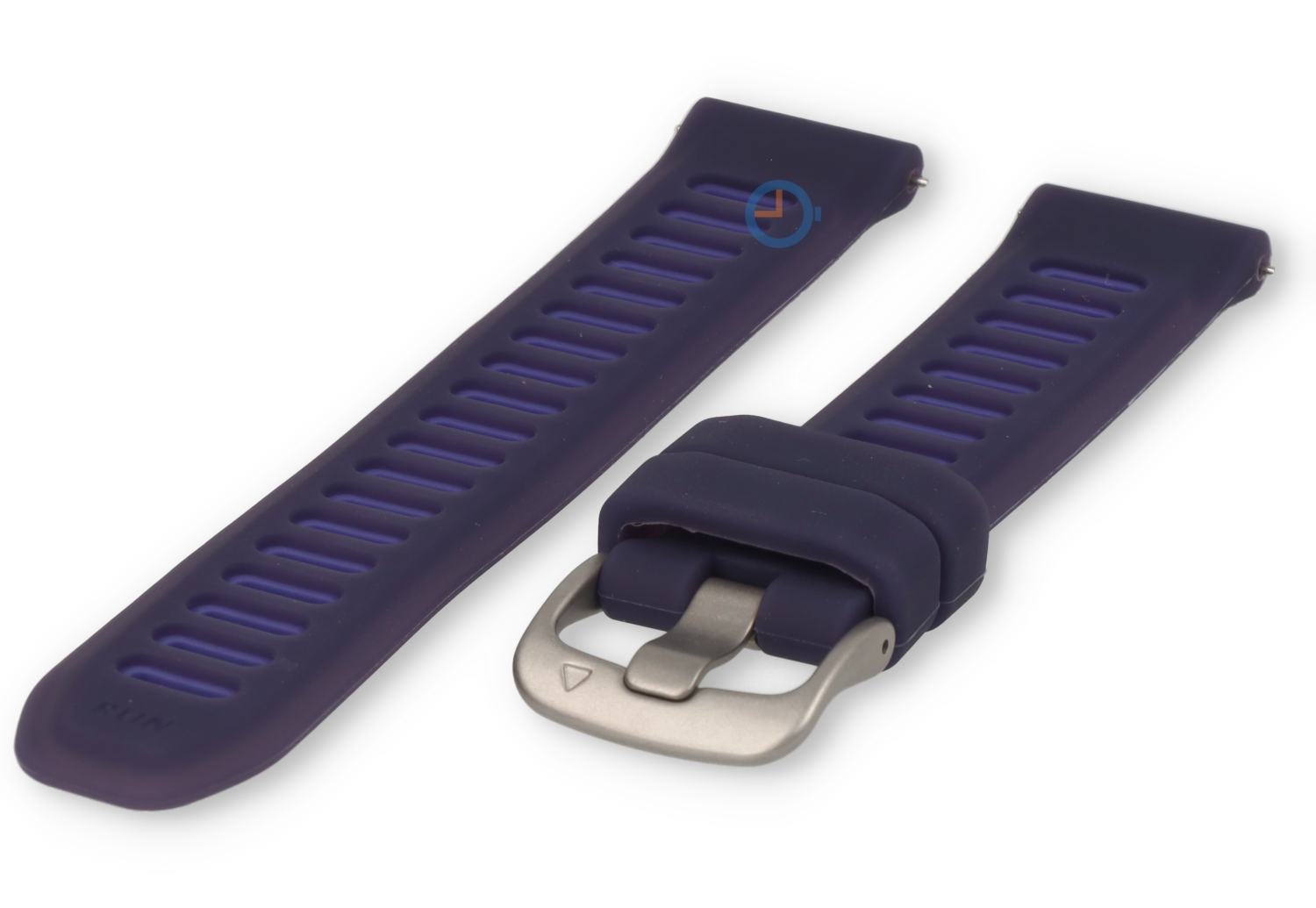 18mm horlogeband siliconen - paars