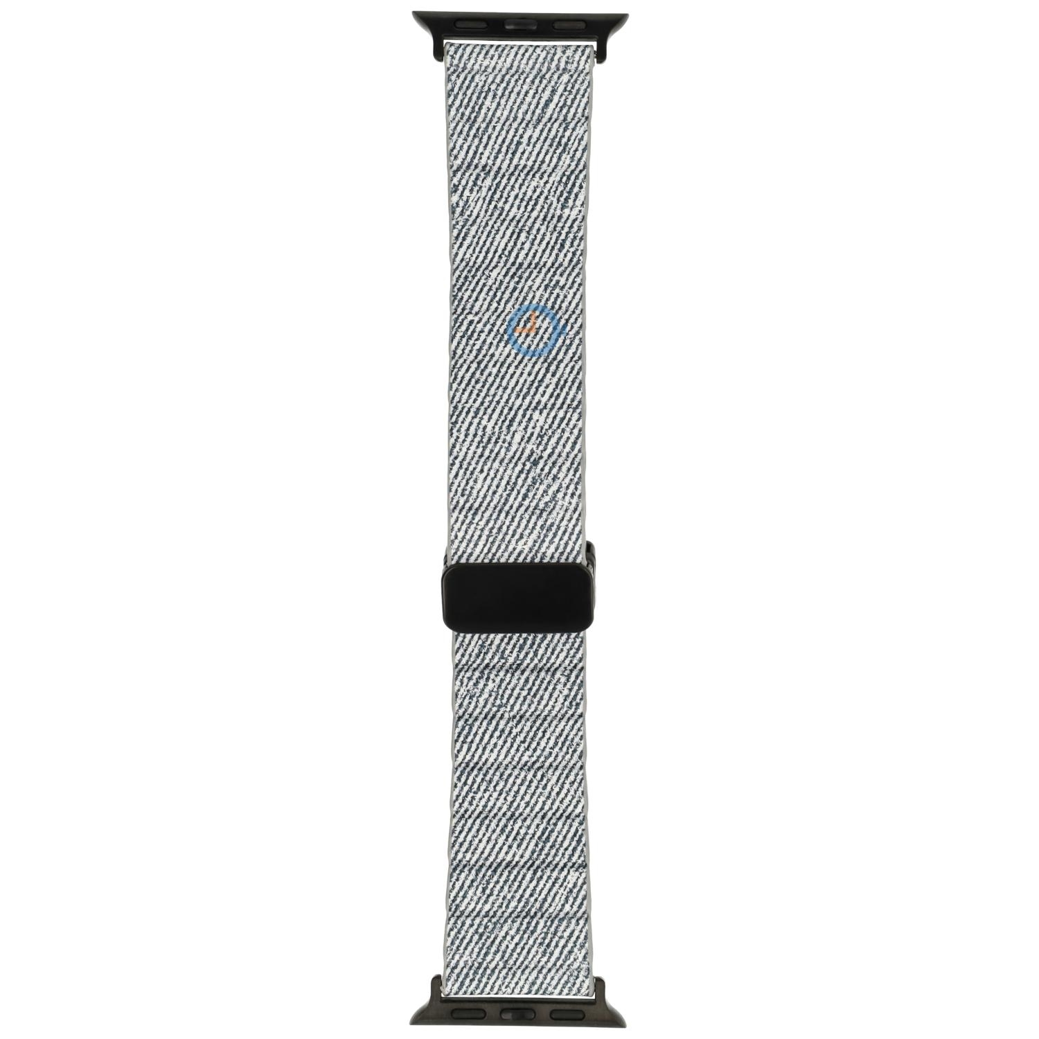 Apple Watch 41mm magneet bandje: Grey Denim