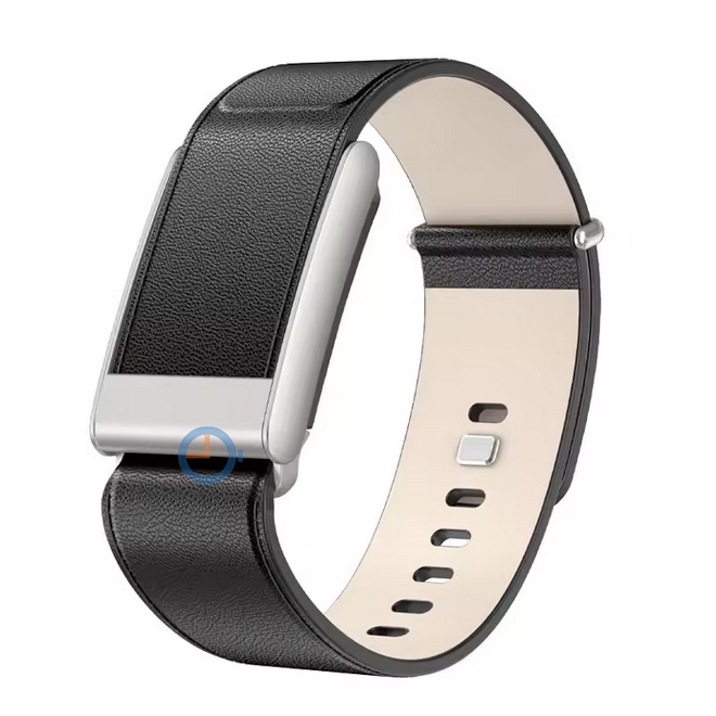 Leren Whoop 5.0 bandje - zwart