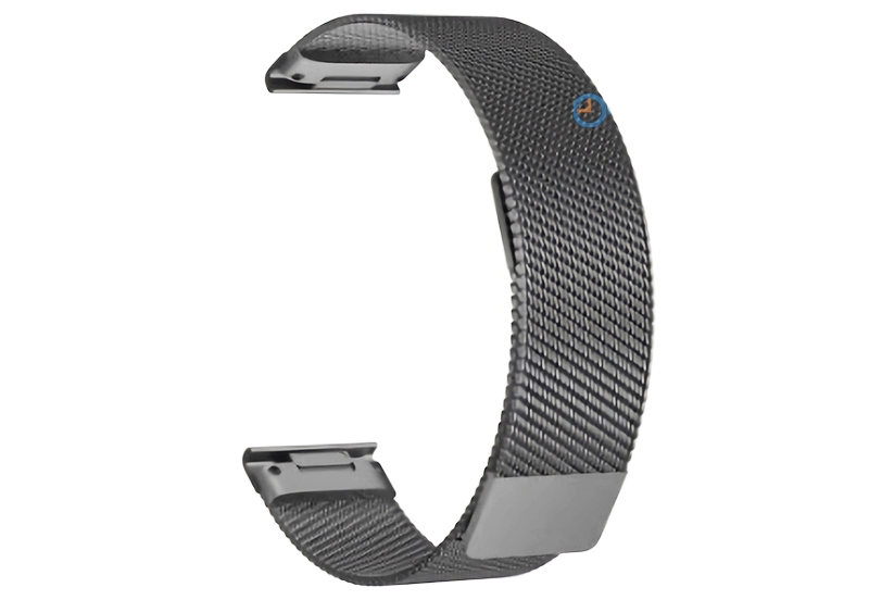 QuickFit 22mm Mesh bandje - grey
