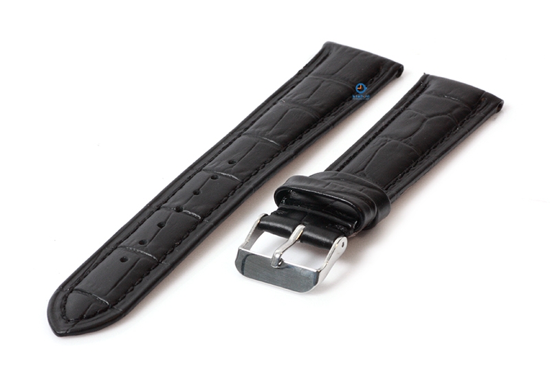 Universeel bandje voor Jacques Lemans - 20mm - zwart
