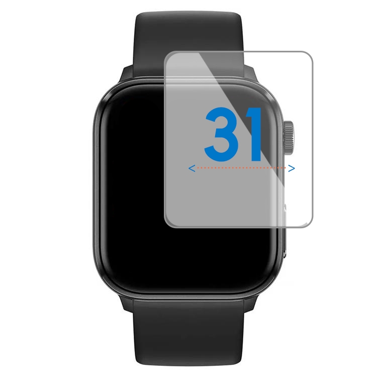 Universele vierkante screenprotector - 31mm