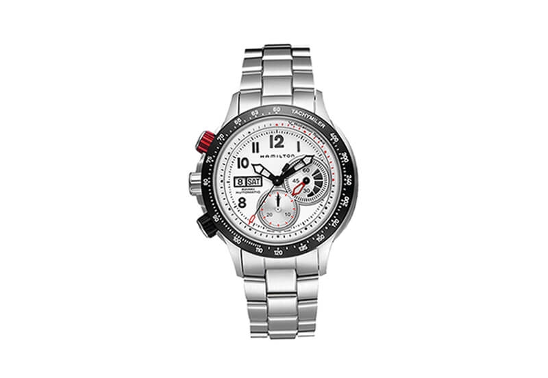 Hamilton horlogeband H71726213 - zilver staal