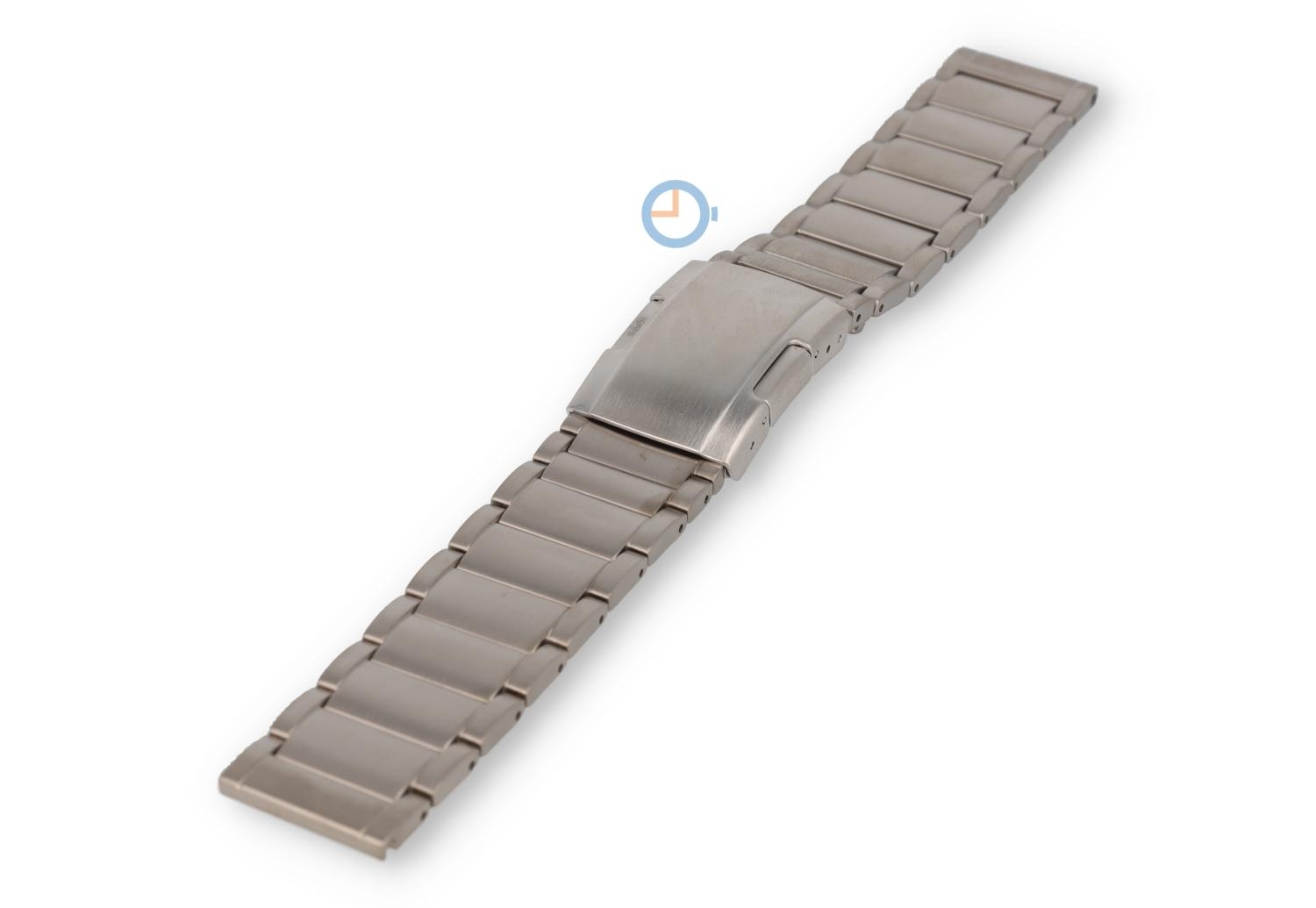 22mm lichtgewicht horlogebandje - zilver