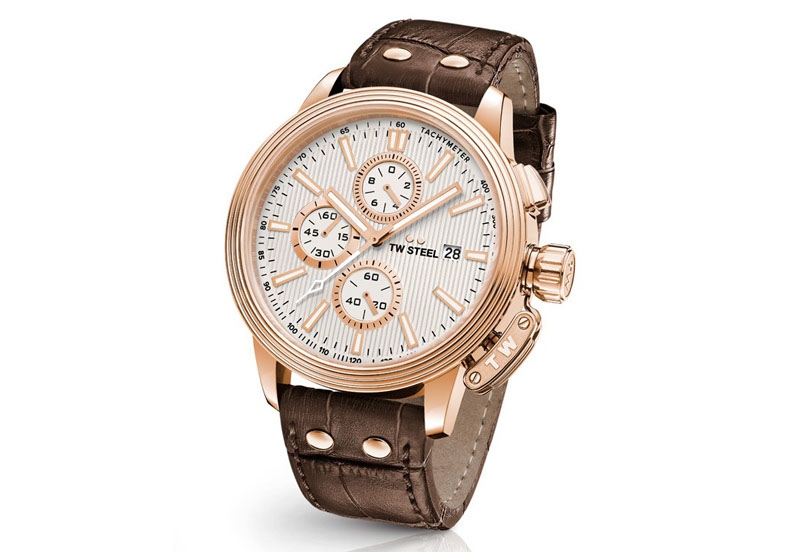 TW Steel CEO Adesso CE7014 horlogeband bruin - 24mm