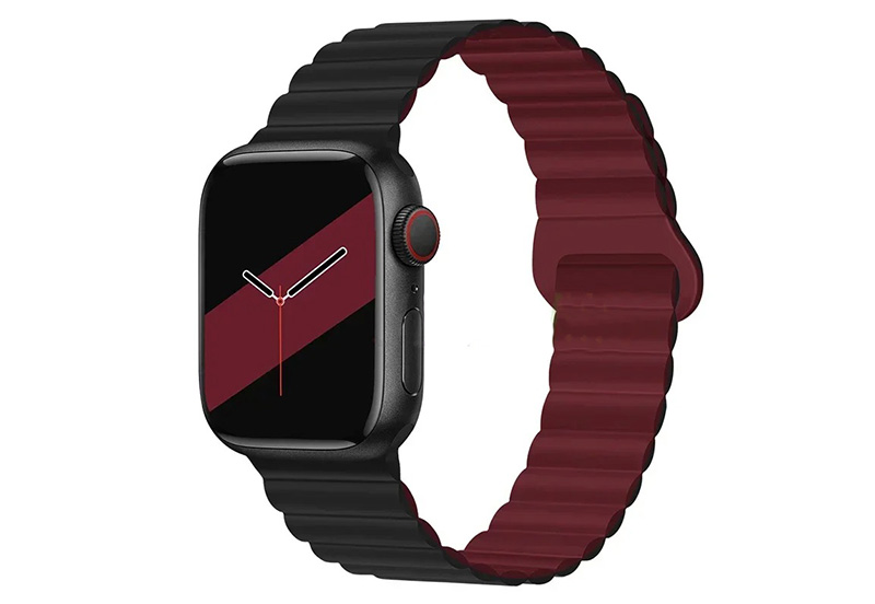 Apple Watch band - black/red