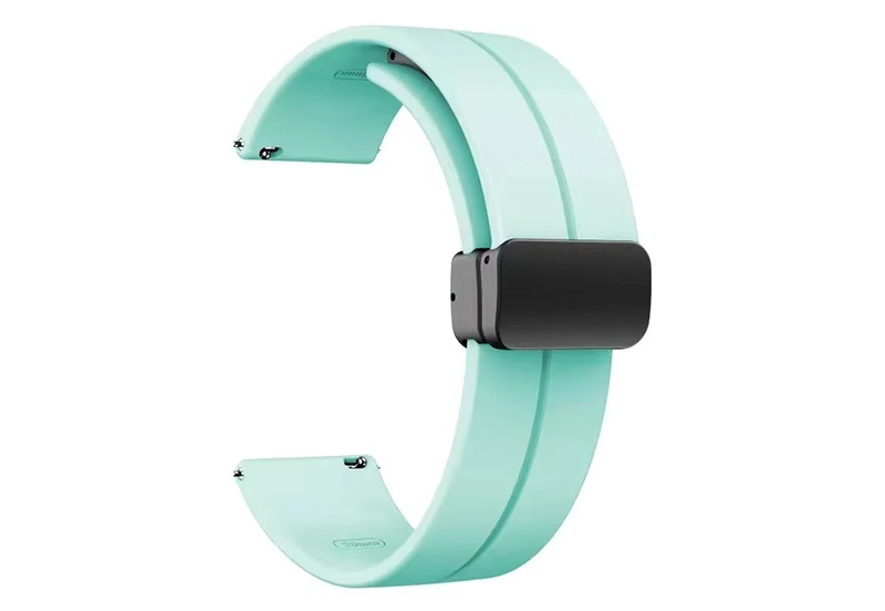 Siliconen horlogeband 16mm - Mint