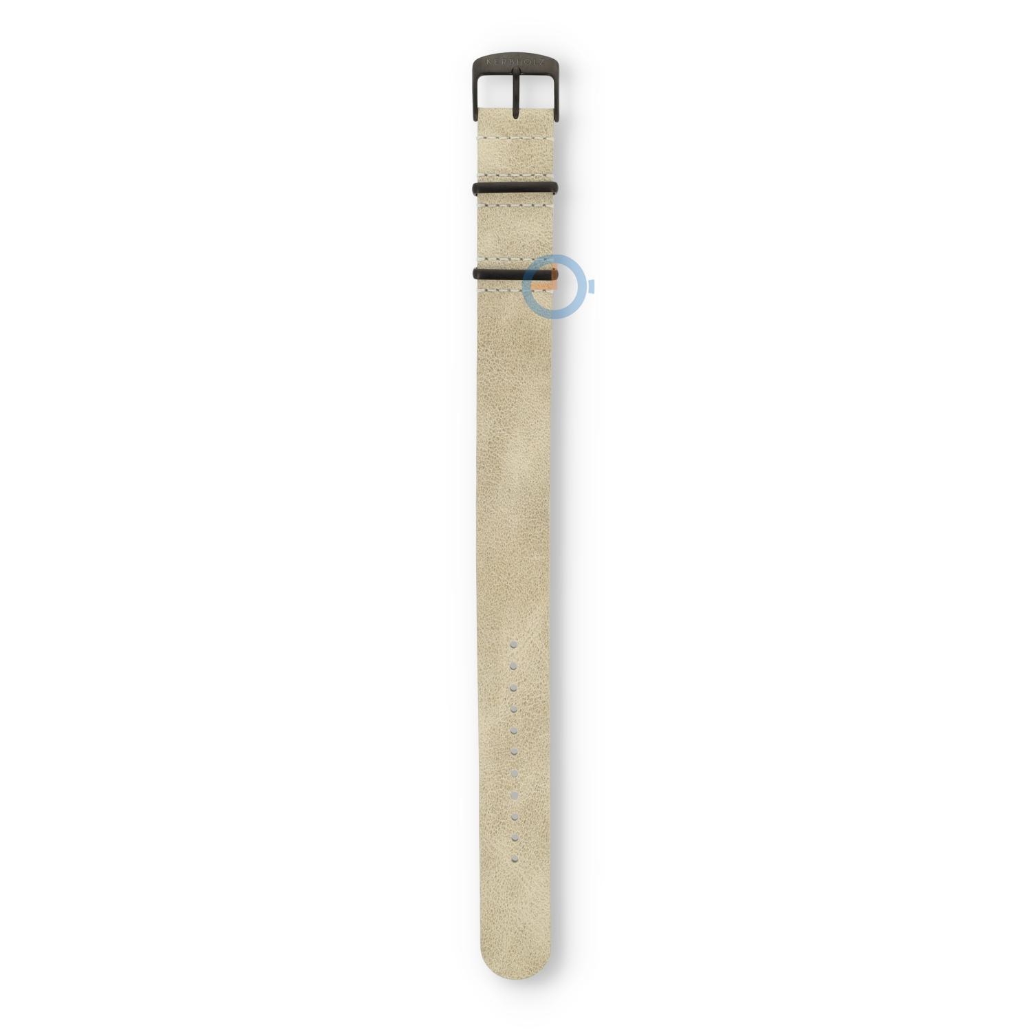 Kerbholz Heinrich Walnut Sand Horlogeband
