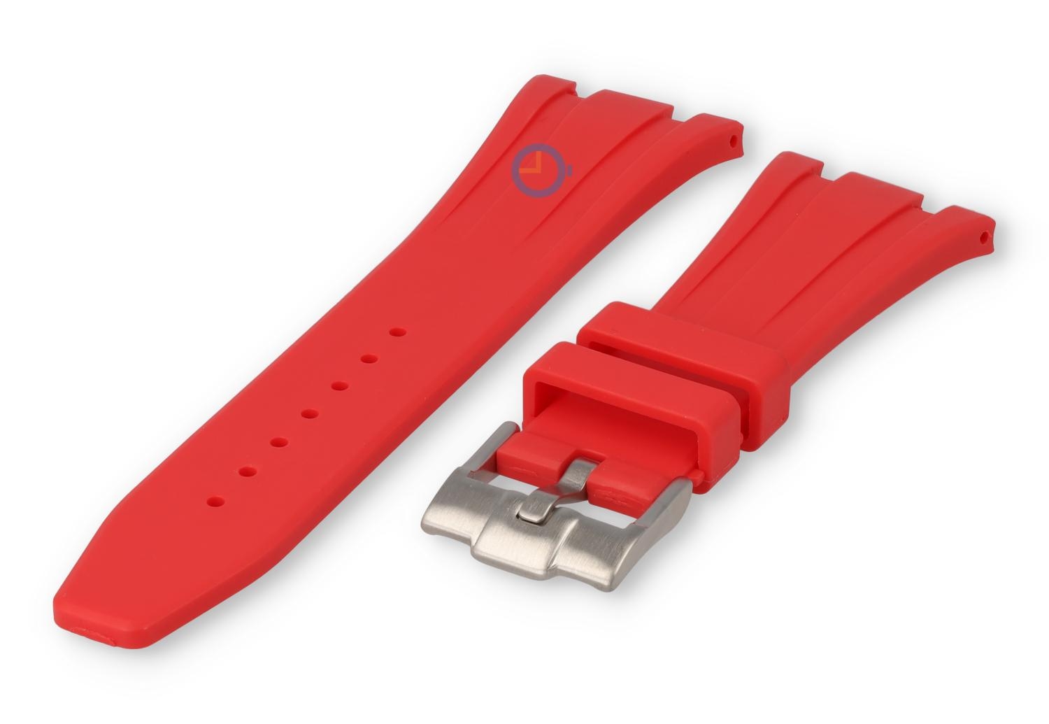 Universele band 26mm Audemars Piguet Royal Oak - rood