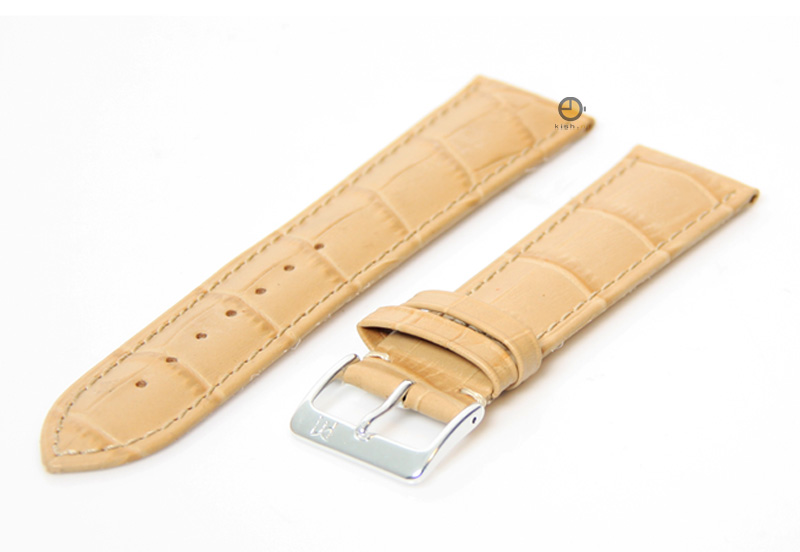 Horlogeband 22mm creme