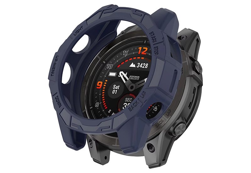 Garmin Fenix 7S Pro/Epix Pro 42mm - case - beschermhoesje (blauw)
