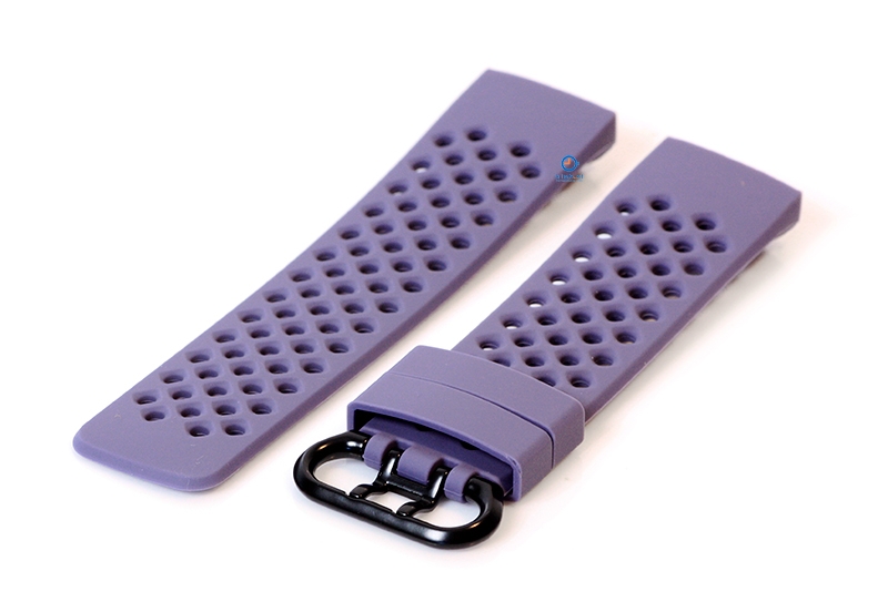 Fitbit Charge 3 perforated horlogeband lavendel