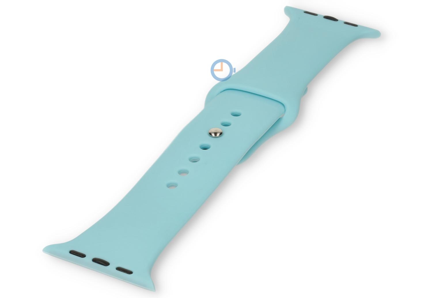 Apple watch bandje siliconen - Ice blue - 38/40/41/42mm (M/L)