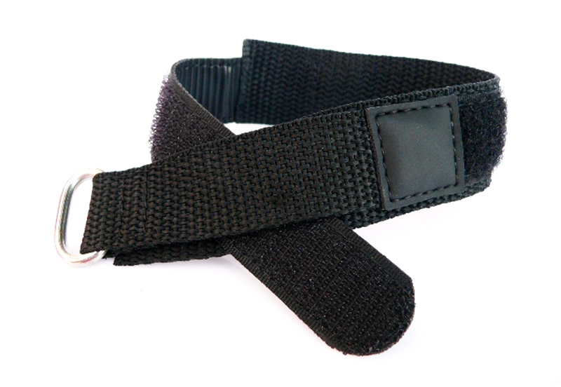 Horlogeband 22mm zwart
