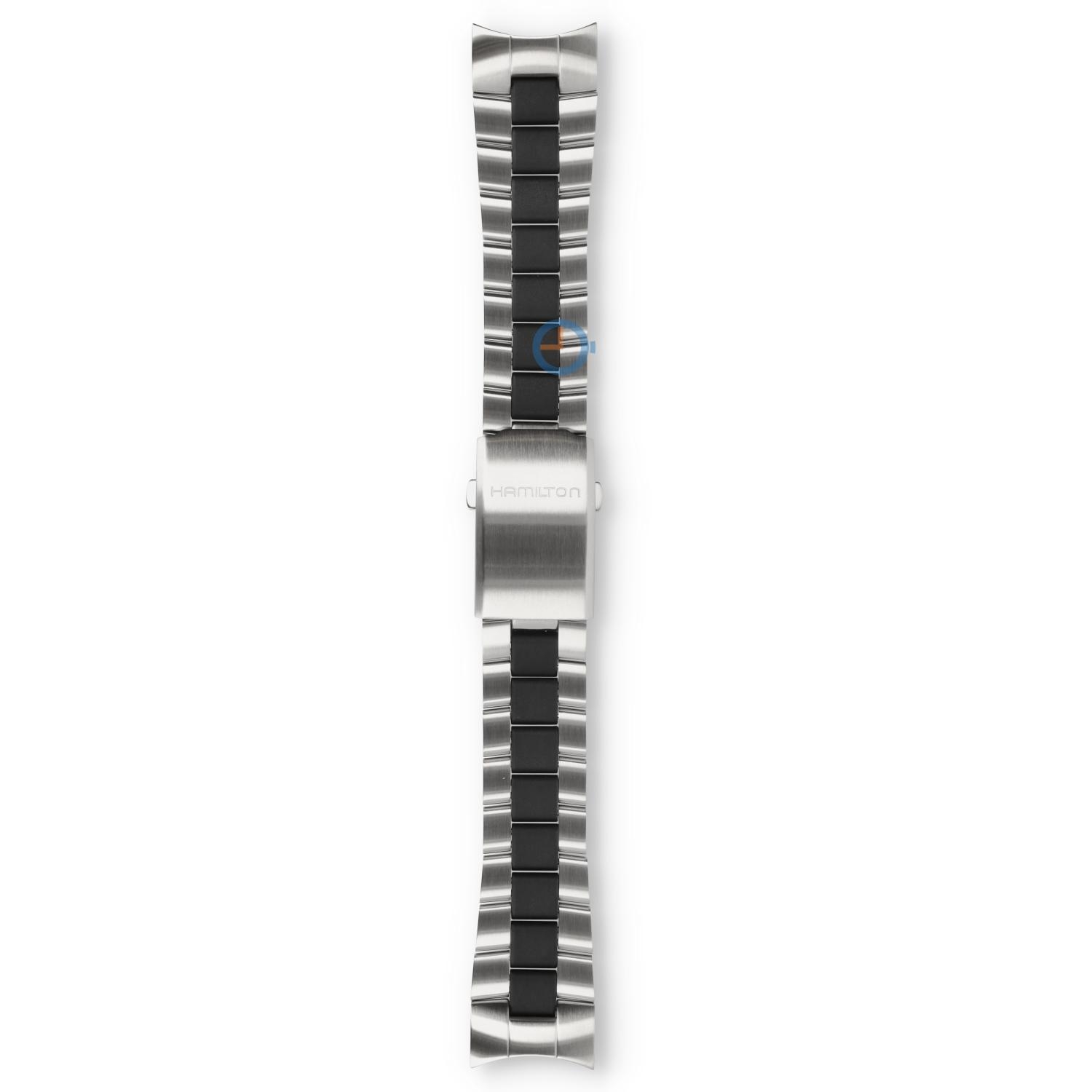 Hamilton horlogeband H62515193 - zilver staal