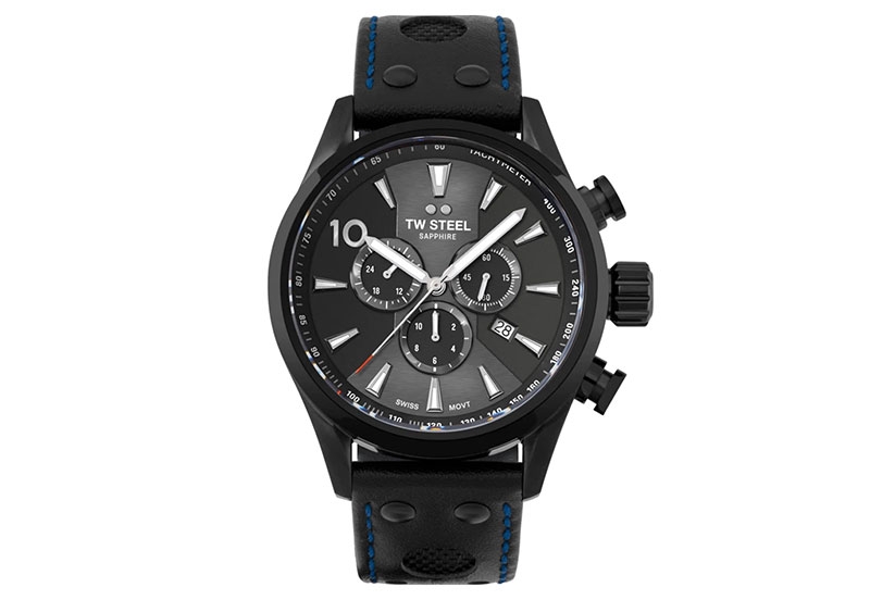 Horlogeband TW Steel SVS308 - Zwart