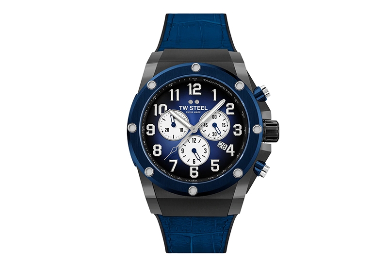 Horlogeband TW Steel ACE134 - Blauw
