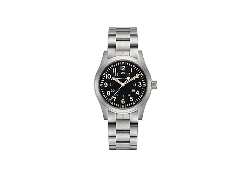 Hamilton horlogeband H69529133 - zilver staal