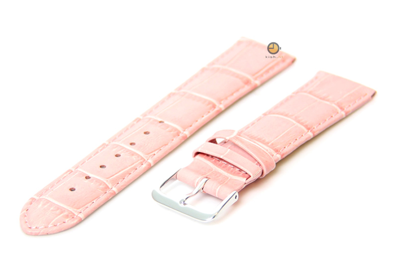 Horlogeband 16mm roze