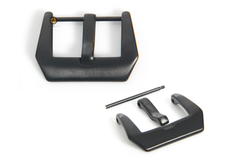 Horlogeband gesp Panerai model zwart 22mm