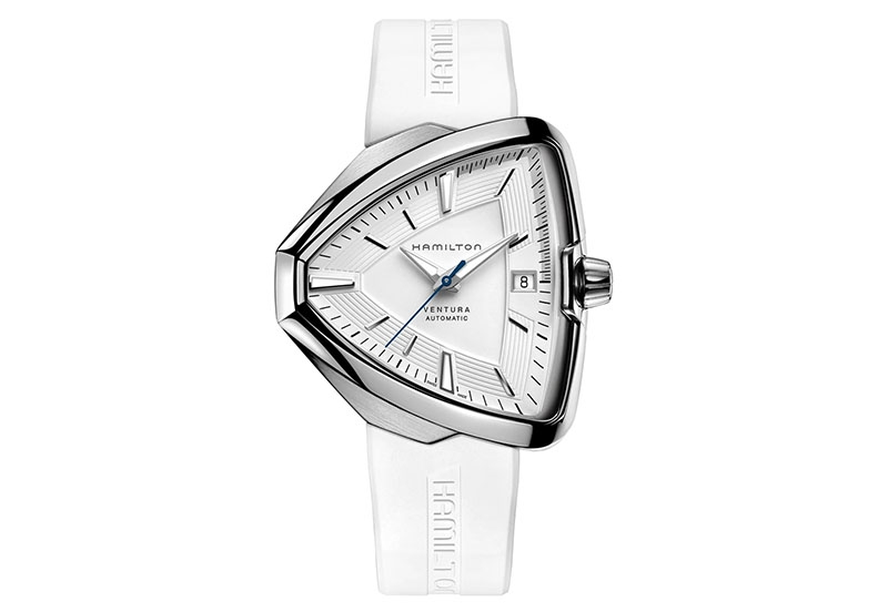 Hamilton horlogeband H24505311 - wit siliconen