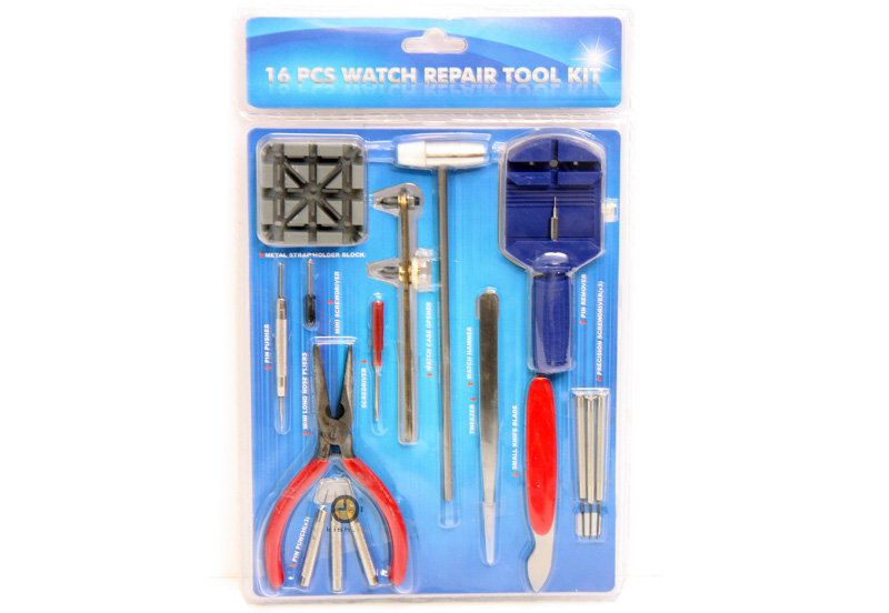 Basic gereedschapset voor horloges 16-delig